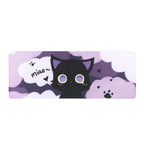 YUNZII Oversized Desk Mat 800x300x3mm (Black Cat)