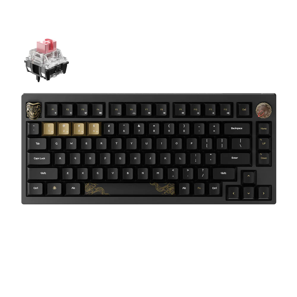 Keychron Black Myth Wukong Mechanical Keyboard (Deluxe Ed) (TTC Golden Pink Switch)