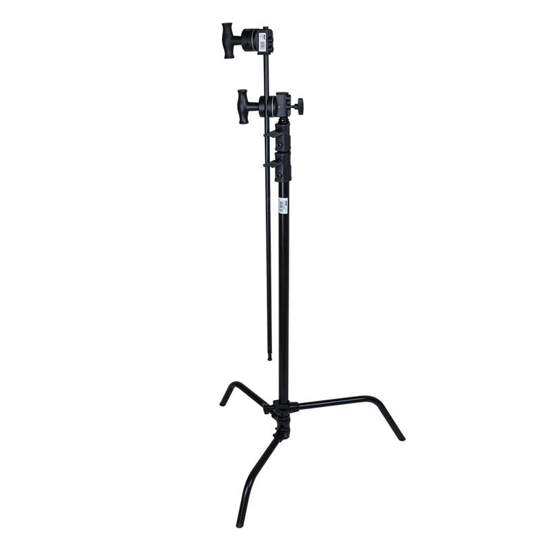 Kupo CL-30MKB 30 Black C-Stand with Sliding Leg & Quick Release - Including Grip and Arm