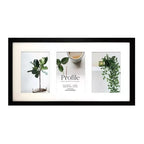 Deluxe Gallery Photo Wall Frame Set A - 6 Frames - Black