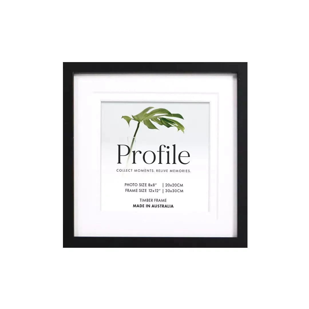 Deluxe Gallery Photo Wall Frame Set A - 6 Frames - Black
