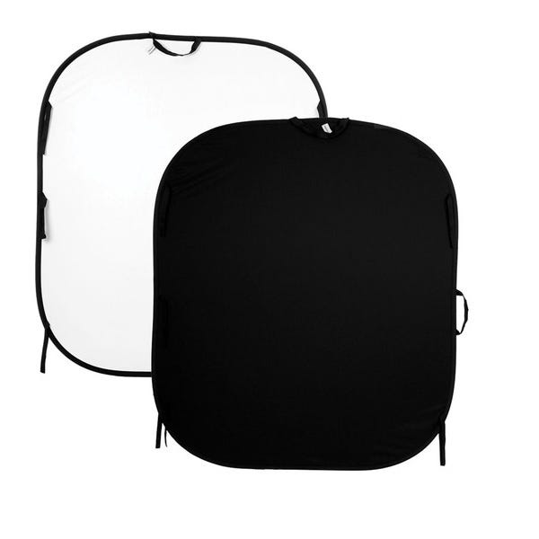  Lastolite Black and White Collapsible 1.5x1.8m Background