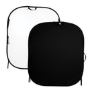 Lastolite Black and White Collapsible 1.5x1.8m Background