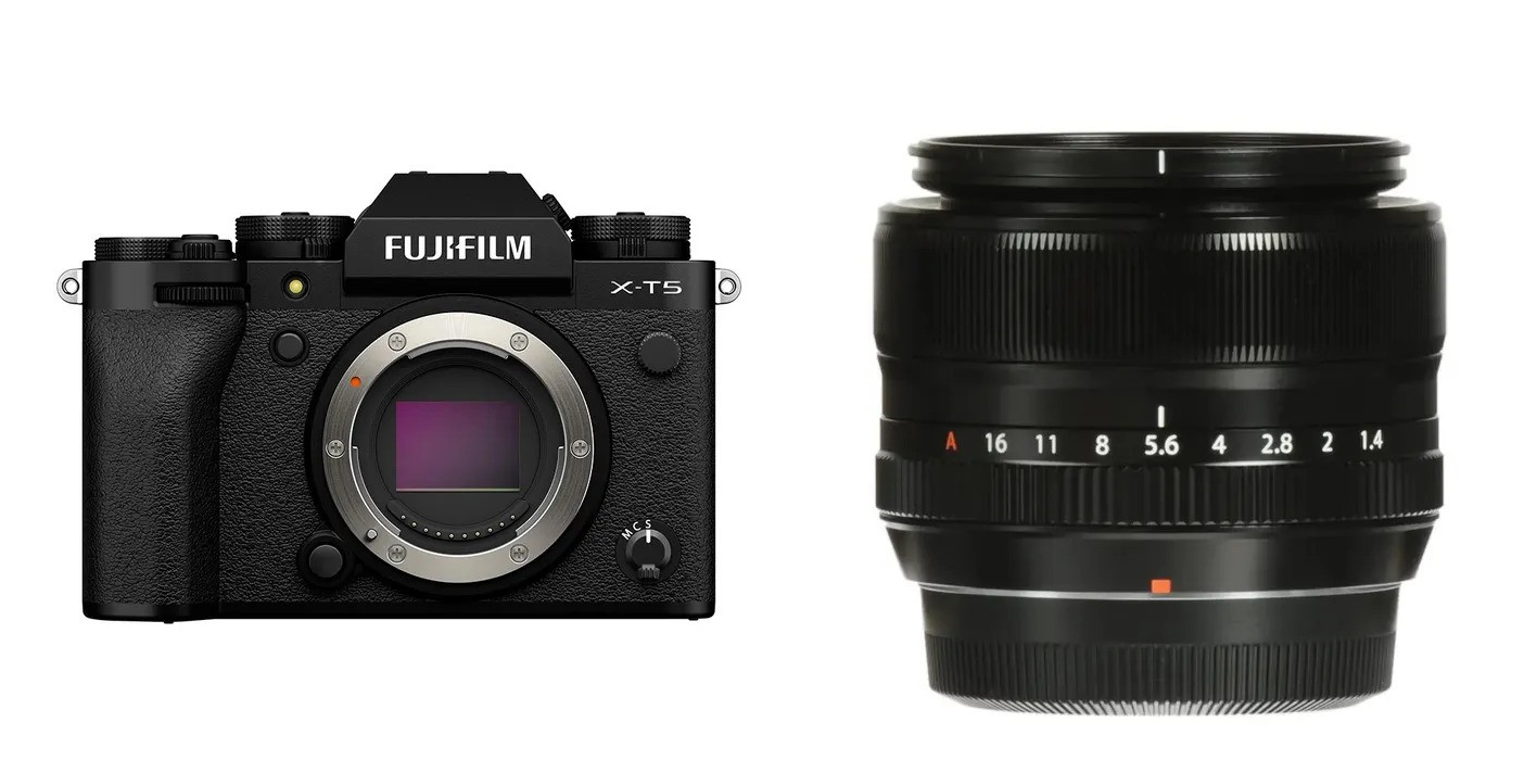 FUJIFILM X-T5 Camera w/ XF 35m f/1.4 R Lens - Black 