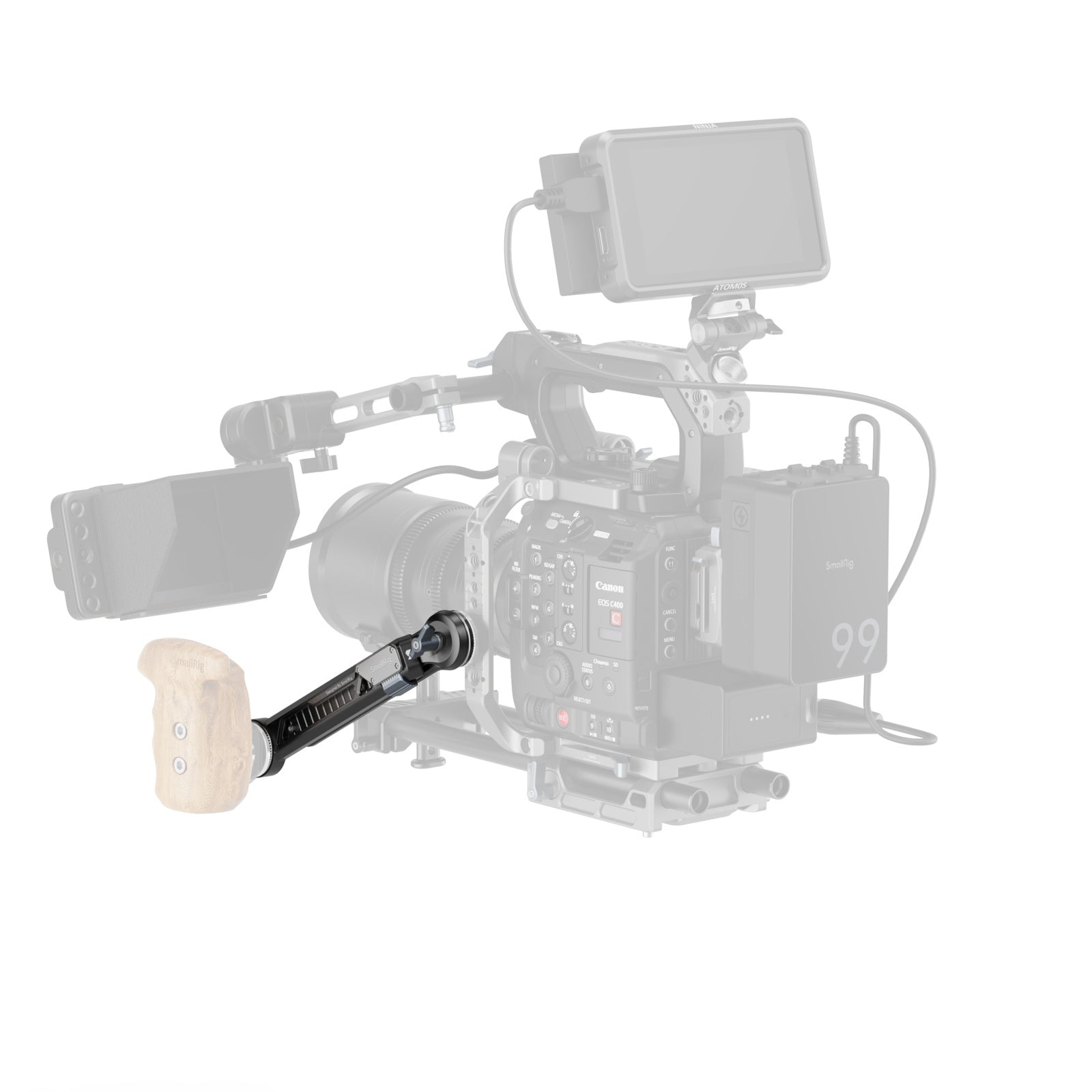 SmallRig Shoulder Rig Extension Arm Adapter Part with ARRI Rosette (2PCS) 5206