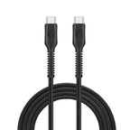 Bonelk Long-Life Easy Grip 1.5m 240W USB-C to USB-C Cable (Black)