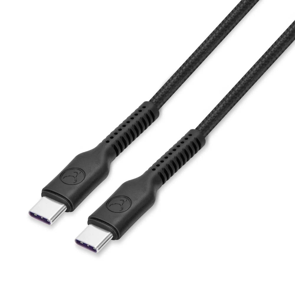 Bonelk Long-Life Easy Grip 1.5m 240W USB-C to USB-C Cable (Black)