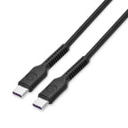 Bonelk Long-Life Easy Grip 1.5m 240W USB-C to USB-C Cable (Black)