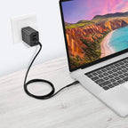 Bonelk Long-Life Easy Grip 1.5m 240W USB-C to USB-C Cable (Black)
