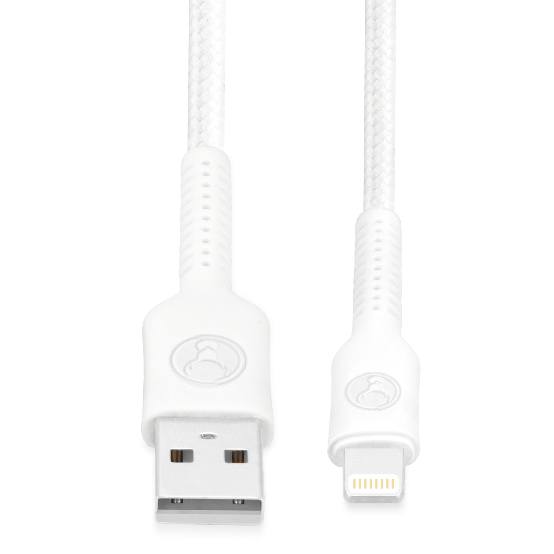 Bonelk 1.2m Long-Life Easy Grip USB-A to Lightning Cable (White)