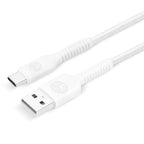 Bonelk 1.2m Long-Life Easy Grip USB-A to USB-C Cable 60W (White)