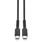 Bonelk 1.2m Long-Life Easy Grip USB-C to USB-C Cable 100W (Black)