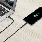 Bonelk 1.2m Long-Life Easy Grip USB-C to USB-C Cable 100W (Black)