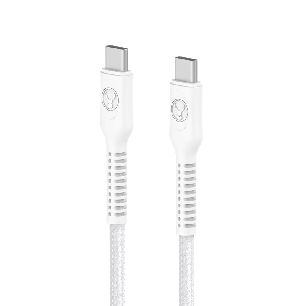 Bonelk 1.2m Long-Life Easy Grip USB-C to USB-C Cable 100W (White)