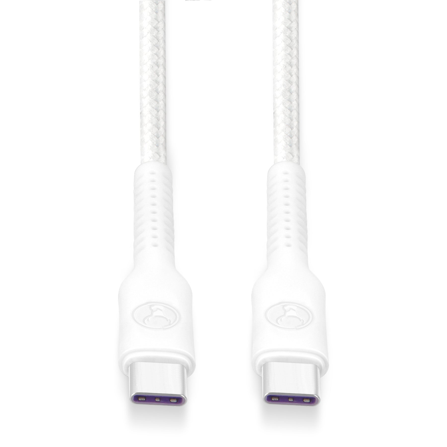 Bonelk 1.2m Long-Life Easy Grip USB-C to USB-C Cable 100W (White)