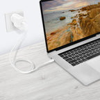Bonelk 1.2m Long-Life Easy Grip USB-C to USB-C Cable 100W (White)