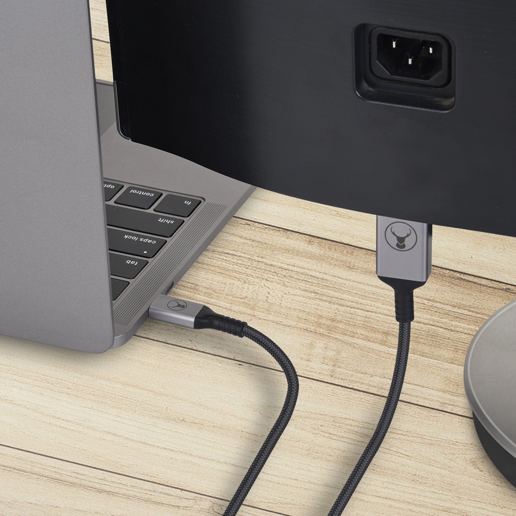 Bonelk 1.5m Long-Life USB-C to HDMI Cable (Black) 