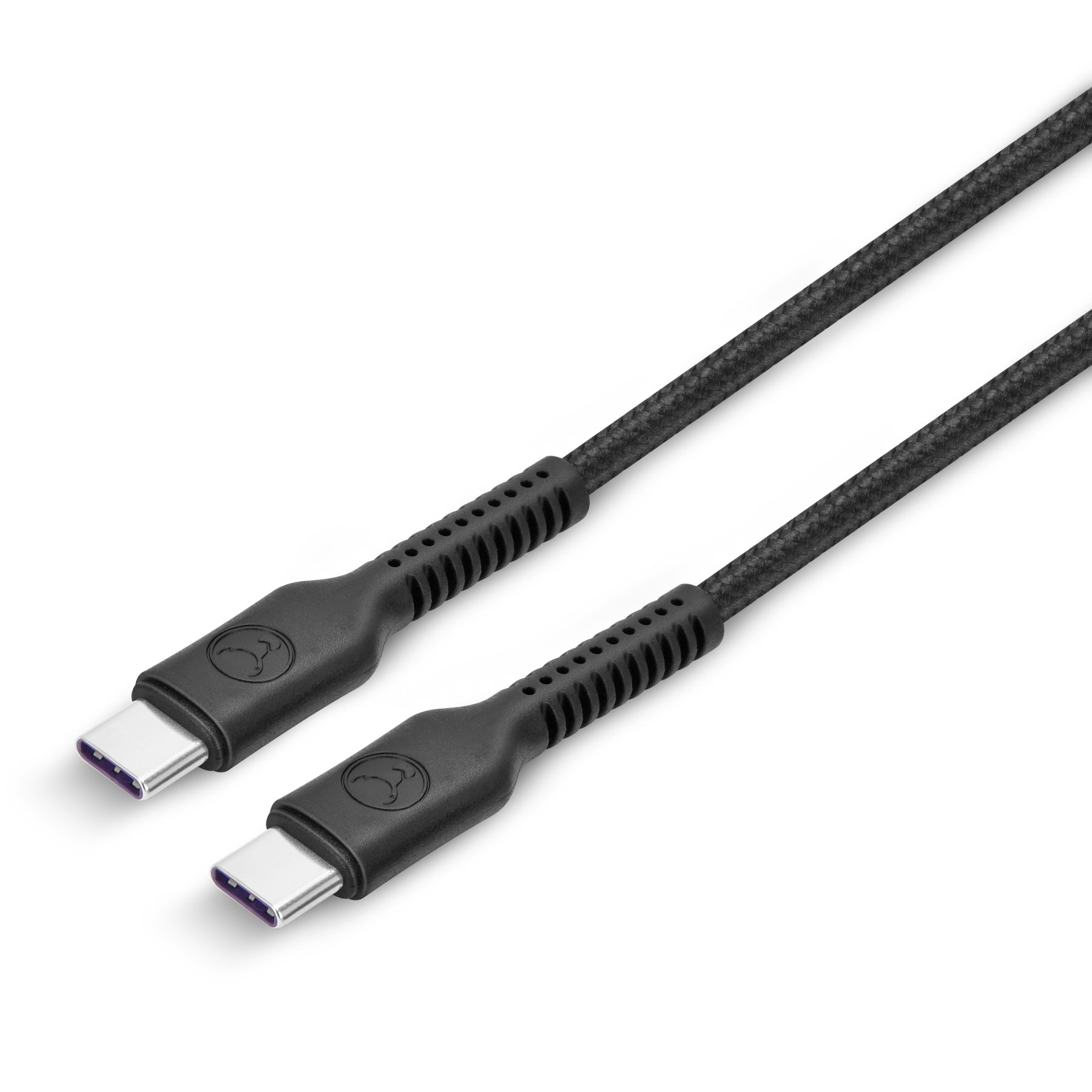 Bonelk 2m Long-Life Easy Grip USB-C to USB-C Cable 100W (Black)