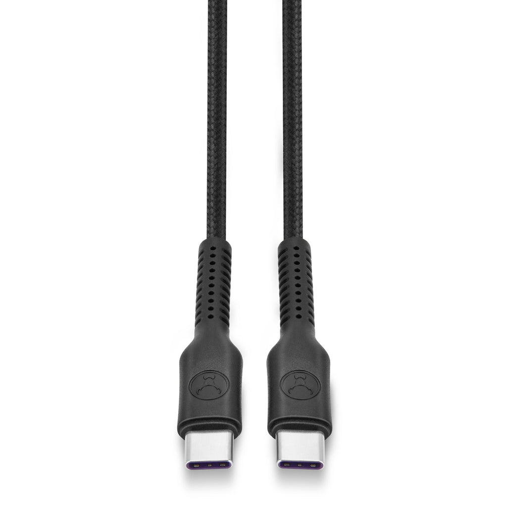Bonelk 2m Long-Life Easy Grip USB-C to USB-C Cable 100W (Black)