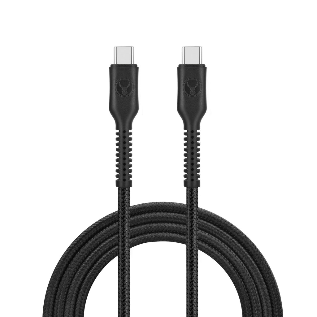 Bonelk 3m Long-Life Easy Grip USB-C to USB-C Cable 100W (Black)