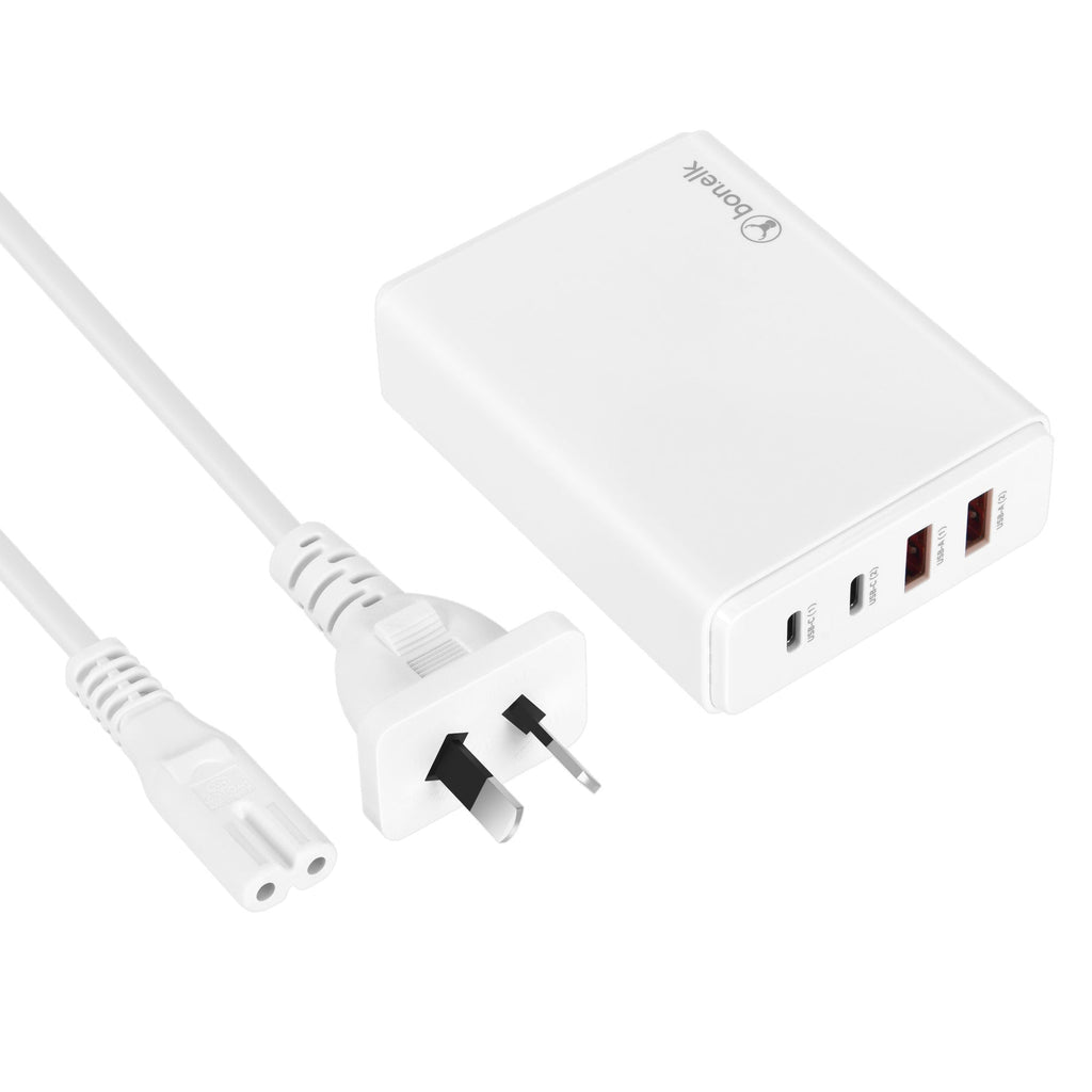 Bonelk Desktop Charger 2 x USB-C 2 x USB-A 65W (White)