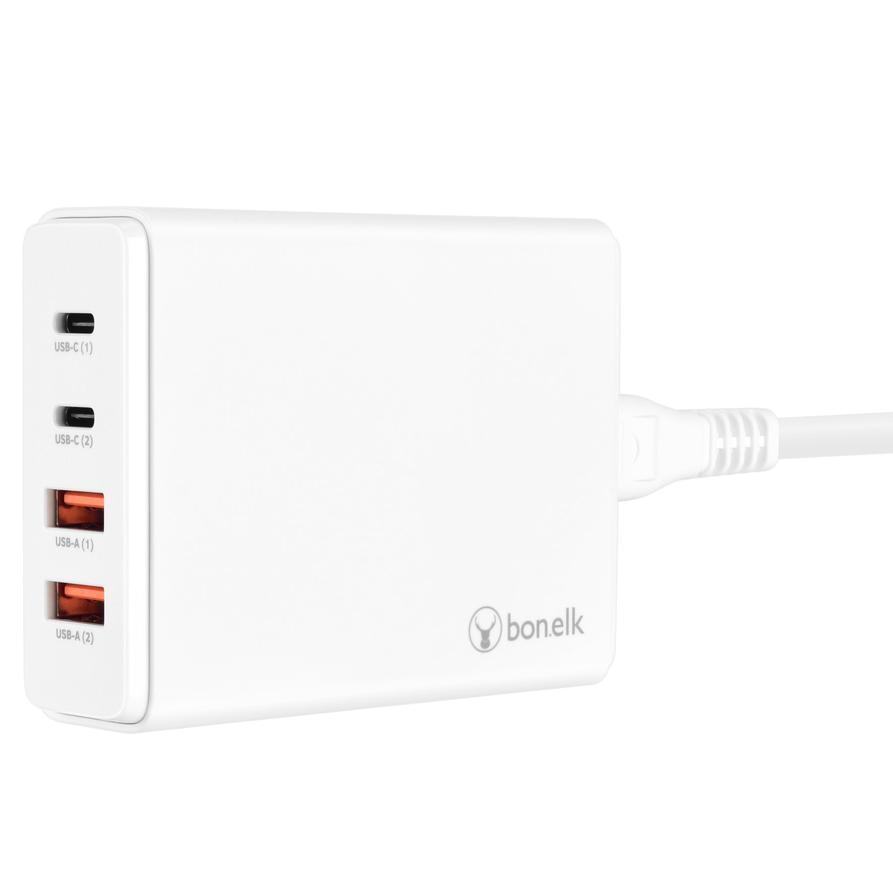 Bonelk Desktop Charger 2 x USB-C 2 x USB-A 65W (White)