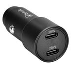 Bonelk Eco Series 38W PD Dual USB-C Car Charger (Black) 