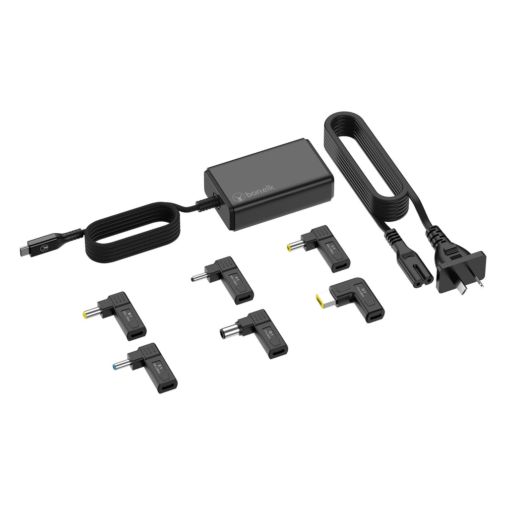 Bonelk Long-Life 65W GaN Multi-Device Laptop Charger
