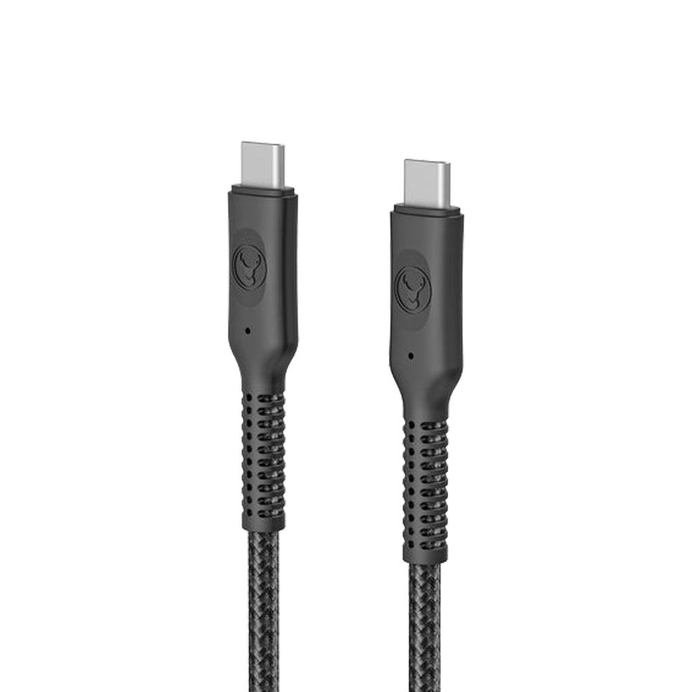 Bonelk Long-Life Easy Grip 1.5m 240W USB-C to USB-C Cable Supports 4K 60Hz (Black)