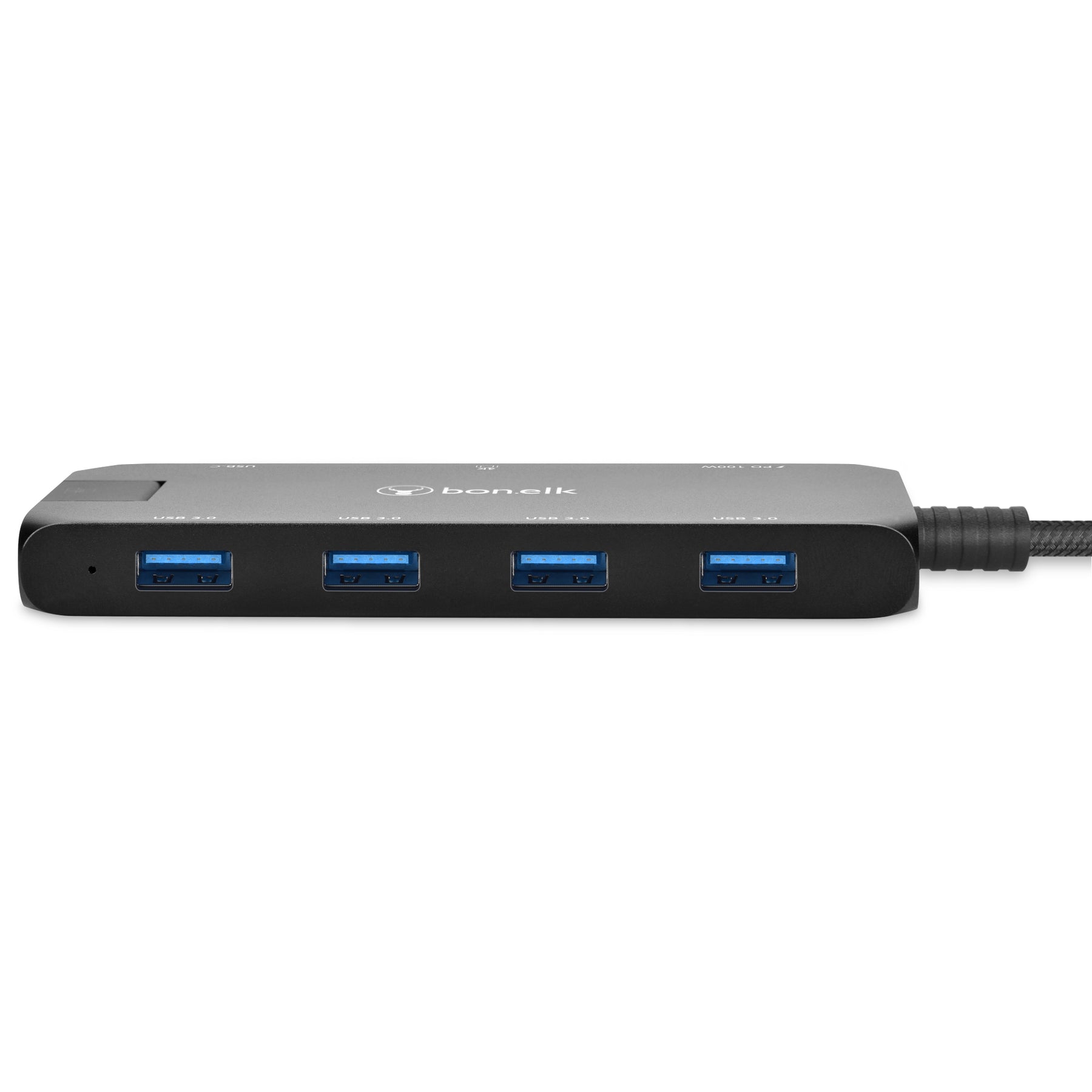 Bonelk Long-Life USB-C to 8-in-1 Multiport Hub (Black) 