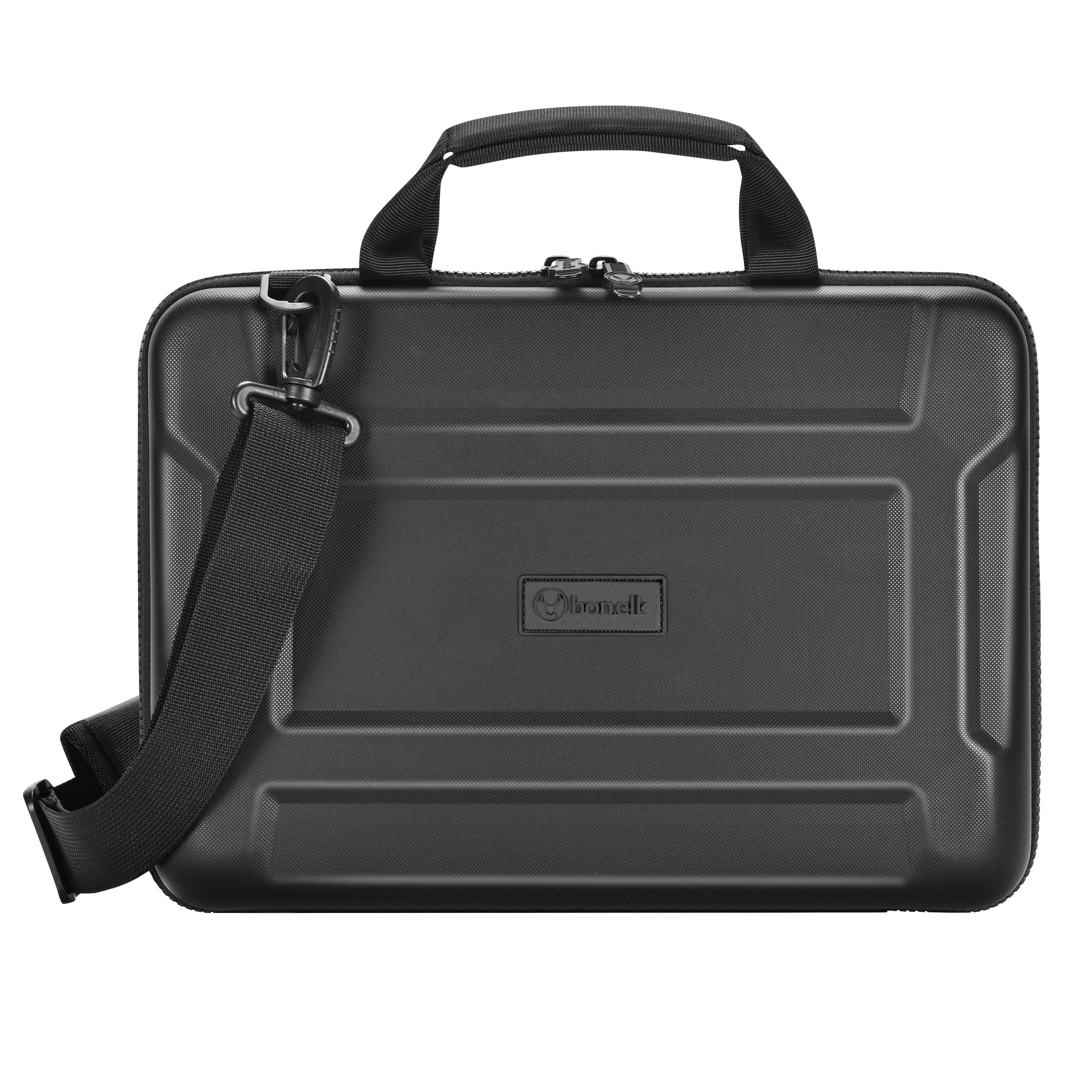 Bonelk Long Life Attache Case for 13" - 14" Laptop (Black)