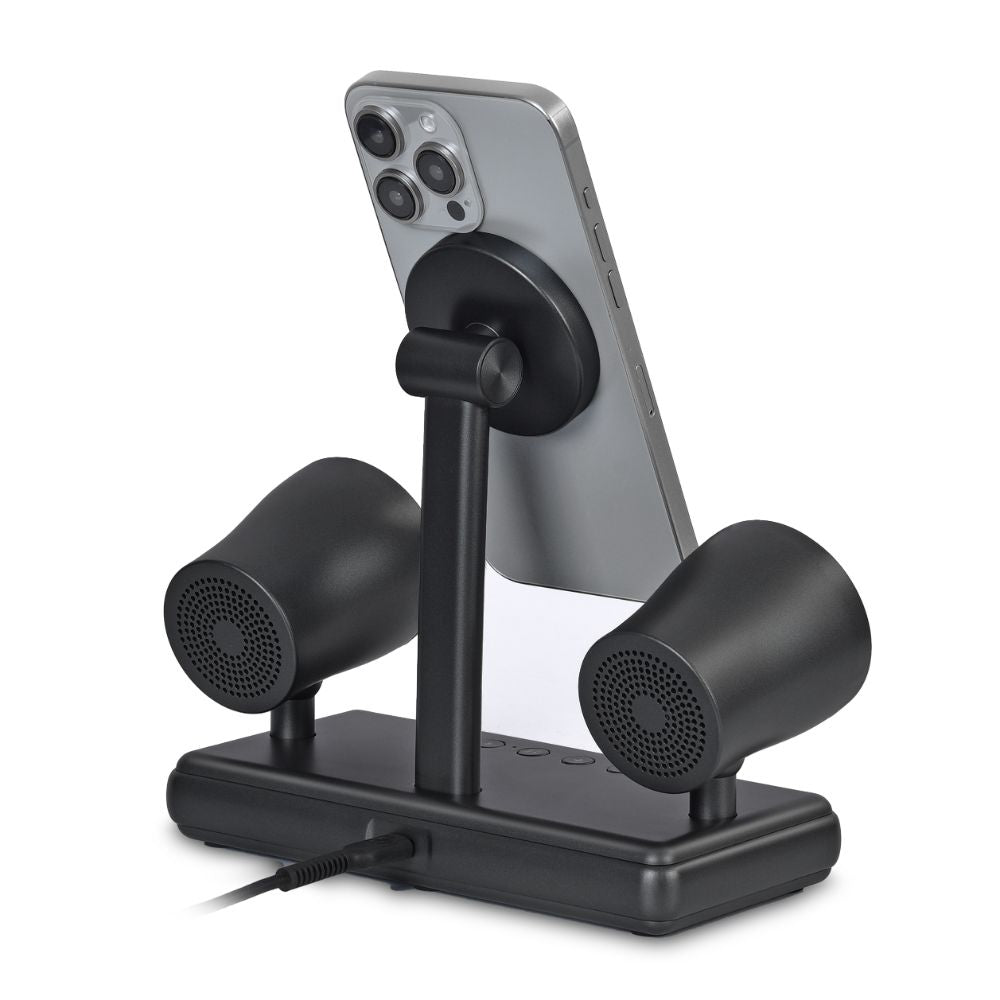 Bonelk Sound Dock Qi2 Wireless Charger with Speakers