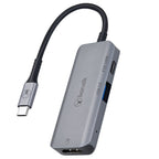 Bonelk USB-C Long-Life Series 3-in-1 Multiport Hub, Space Grey - ELK-80020-R