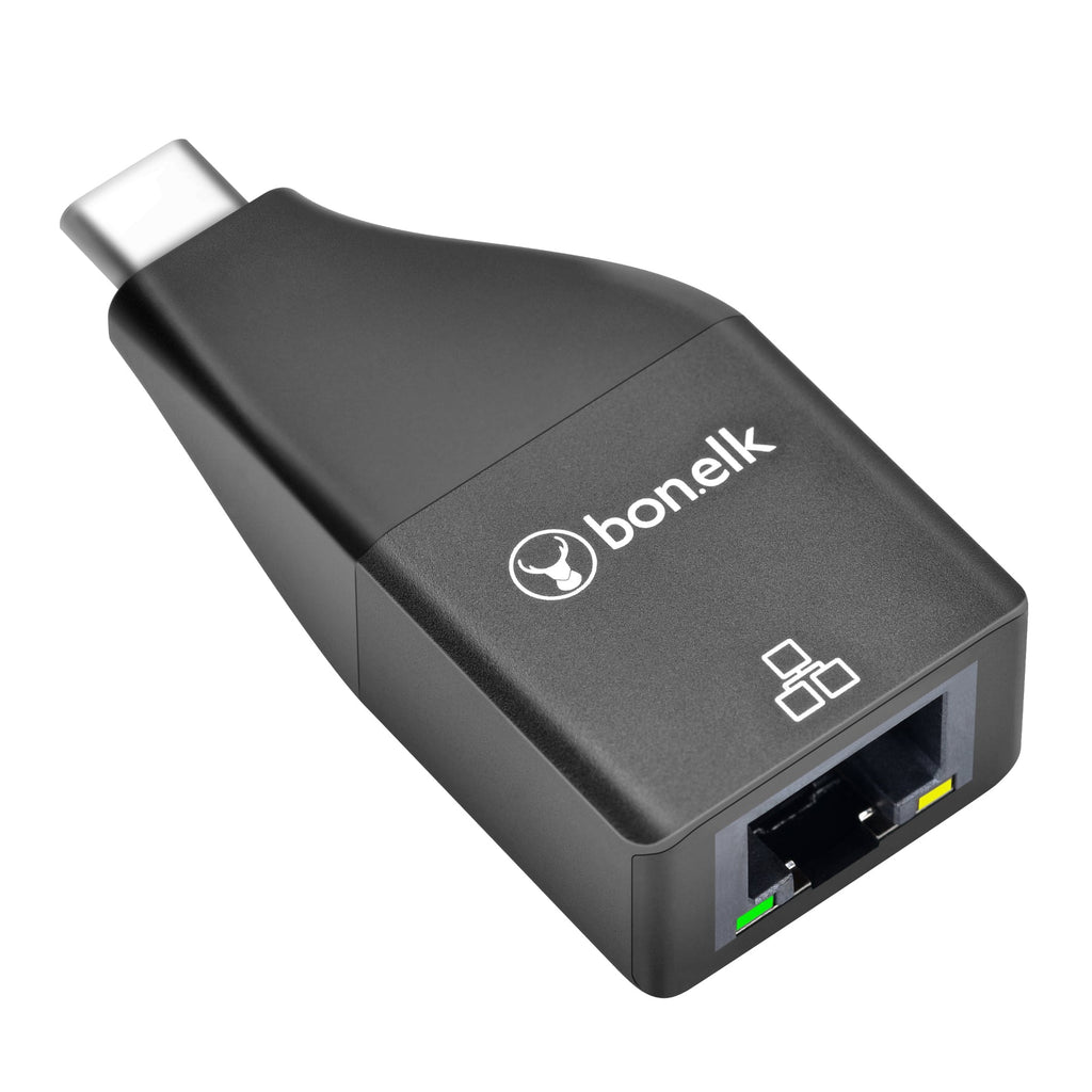 Bonelk USB-C to Gigabit Adapter (Black) 