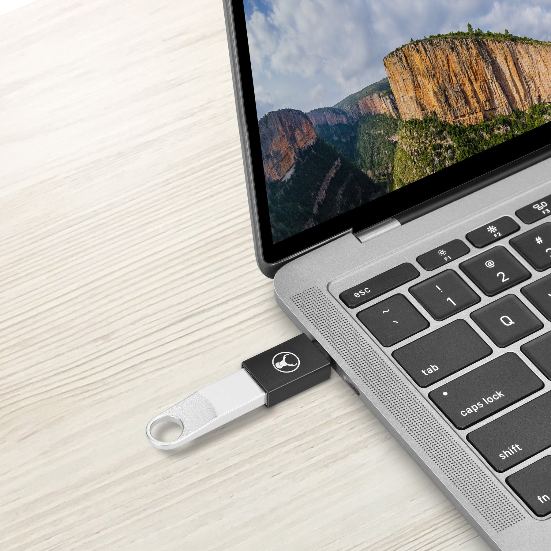 Bonelk USB-C to USB-A 3.0 Adapter (Black)