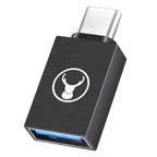 Bonelk USB-C to USB-A 3.0 Adapter (Black) 