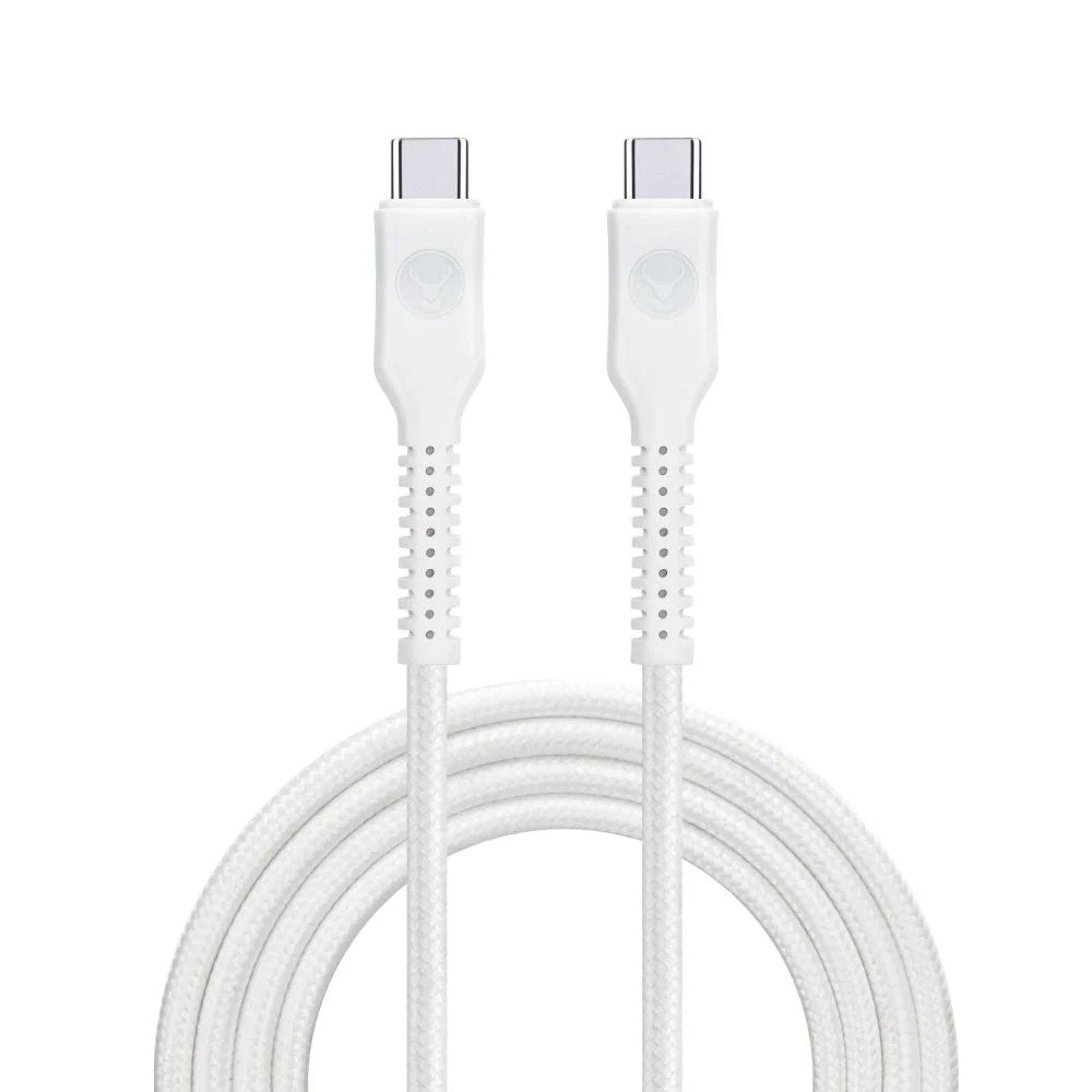 Bonelk Long-Life Easy Grip 1.5m 240W USB-C to USB-C Cable (White)