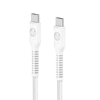 Bonelk Long-Life Easy Grip 1.5m 240W USB-C to USB-C Cable (White)
