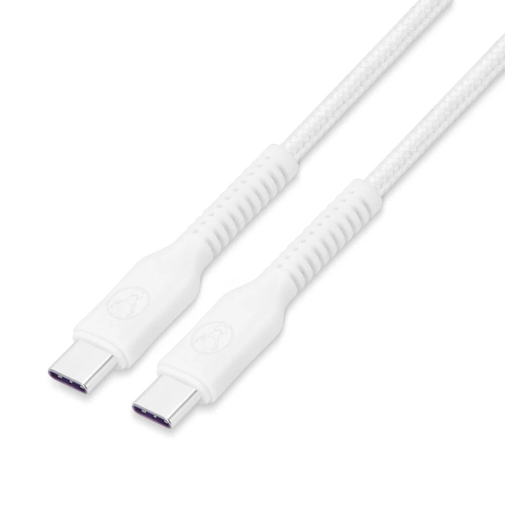 Bonelk Long-Life Easy Grip 1.5m 240W USB-C to USB-C Cable (White)