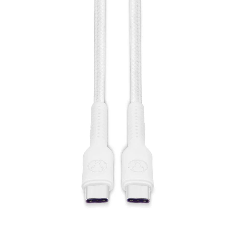 Bonelk Long-Life Easy Grip 1.5m 240W USB-C to USB-C Cable (White)