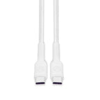 Bonelk Long-Life Easy Grip 1.5m 240W USB-C to USB-C Cable (White)