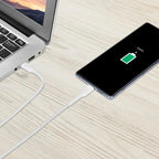 Bonelk Long-Life Easy Grip 1.5m 240W USB-C to USB-C Cable (White)
