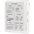 Kobo Libra Colour White with Notebook SleepCover Case (Black)