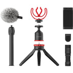 BOYA BY-VG330 Smartphone Vlogging Kit w. BY-MM1,Tripod, Cold Shoe Mount & Phone Clamp