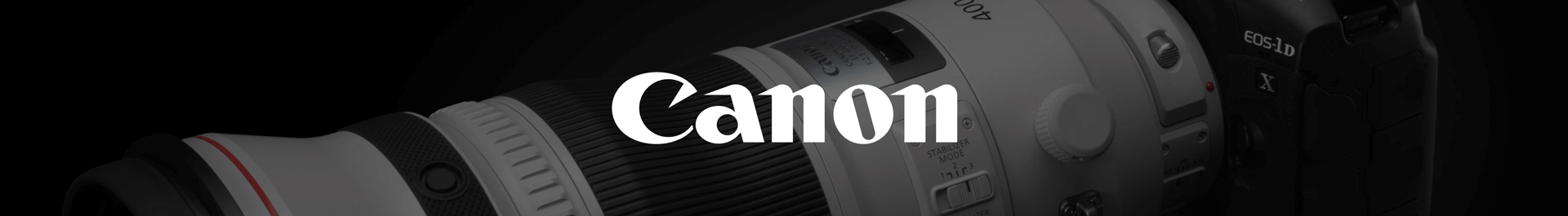 canon brand banner
