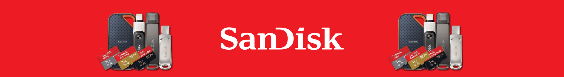 sandisk brand banner