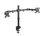 Brateck Dual Screens Double Joint Articulating Monitor Arm Fit Most 13-32" Screens