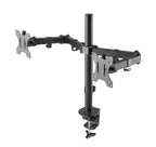 Brateck Dual Screens Double Joint Articulating Monitor Arm Fit Most 13-32" Screens