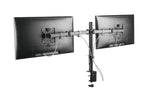 Brateck Dual Screens Double Joint Articulating Monitor Arm Fit Most 13-32" Screens
