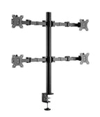  Brateck Quad Monitors Affordable Steel Articulating Monitor Arm